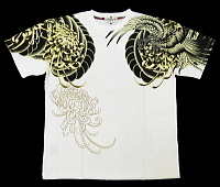 鳳凰刺青 和柄半袖Tシャツ